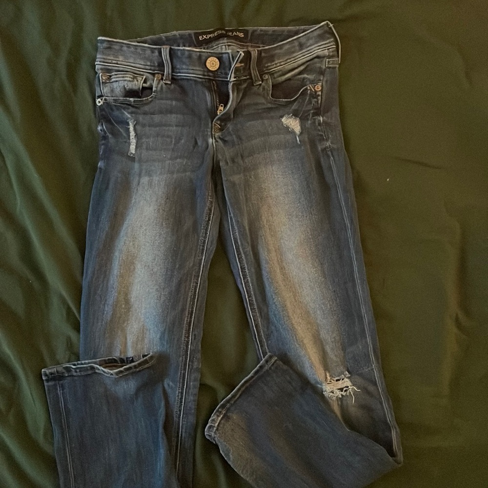 Express Cropped Skinny Jeans